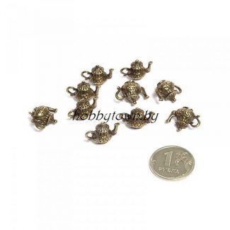 Подвеска металлическая "Чайничек" 1 шт.