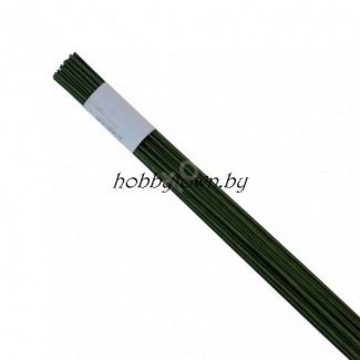 Проволока в бумажной обмотке №20 (цв.зеленый) 10 шт.