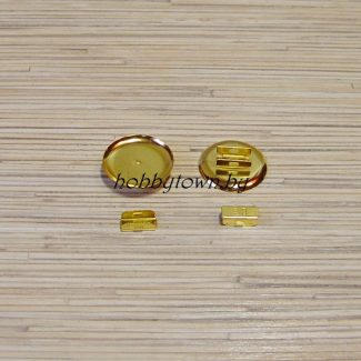 Основа для резинки 30 мм (цв.золото) 1 шт.