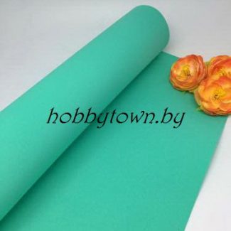 Фоамиран premium 50х50, толщина 1мм ( цв.аквамарин)