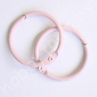 Кольца для альбомов 35 мм (цв. розовый)