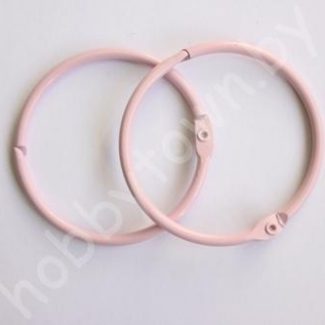 Кольца для альбомов 50 мм (цв. розовый)