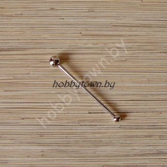 Стек металлический с 2 шариками (10мм и 15мм)