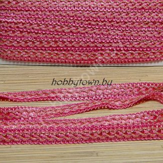 Тесьма декоративная 15 мм (цв.розовый) 1 м