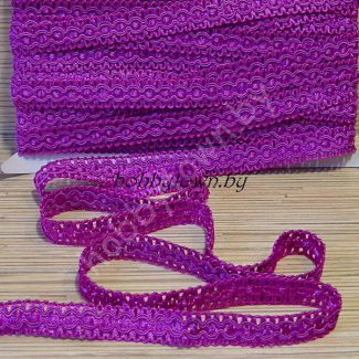 Тесьма декоративная 15 мм (цв.сиреневый) 1 м