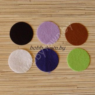 Фетровые пяточки 3,5см (цв.в ассортименте) 10шт.
