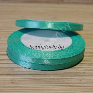 Лента атласная 0,6 см (цв.тиффани 054)
