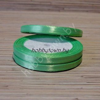 Лента атласная 0,6 см (цв.зеленый)