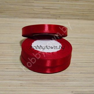 Лента атласная 1,2 см (цв.бордовый 033)