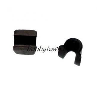 Основа пластиковая для крепления резинки 4 мм,5 мм (10 шт) цв.чёрный, белый