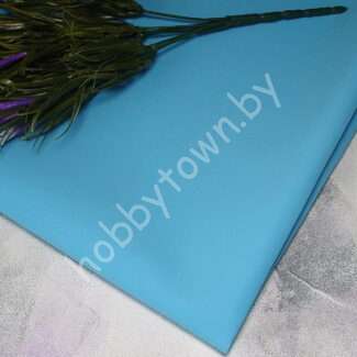 Фоамиран иранский 0,8-1 мм (цв. синий 167 (018))