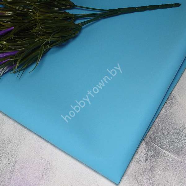 Фоамиран иранский 0,8-1 мм (цв. синий 167 (018))