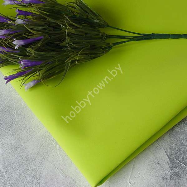 Фоамиран иранский 0,8-1 мм (цв. жёлто-зеленый 119 (030))