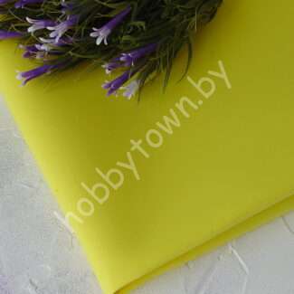 Фоамиран иранский 0,8-1 мм (цв. жёлтый 112 (005))