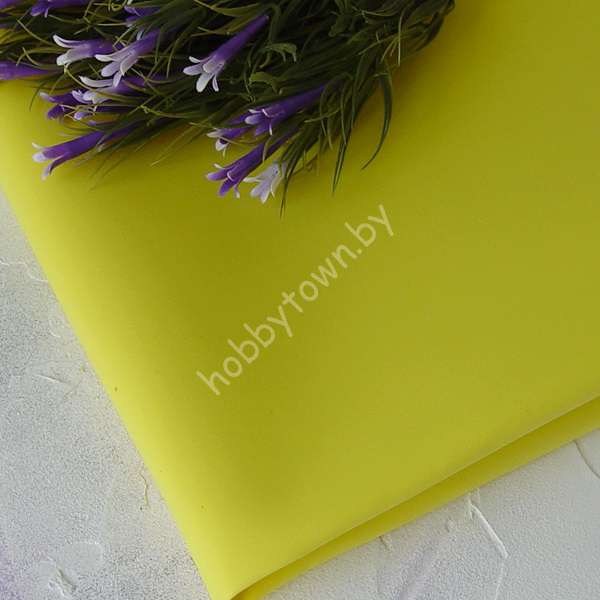 Фоамиран иранский 0,8-1 мм (цв. жёлтый 112 (005))