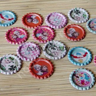 Крышечки декоративные 25 мм (цв.в ассортименте) 1шт.