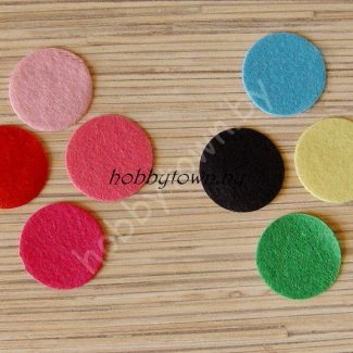 Фетровые пяточки 3 см. (цв.в ассортименте) 10шт.