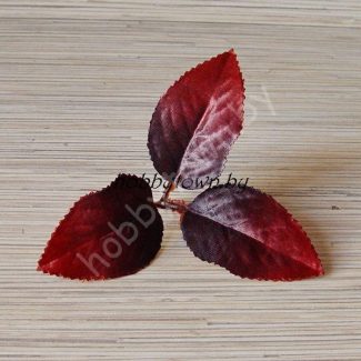 Листики (розетка из 3шт) 8X4,5 см