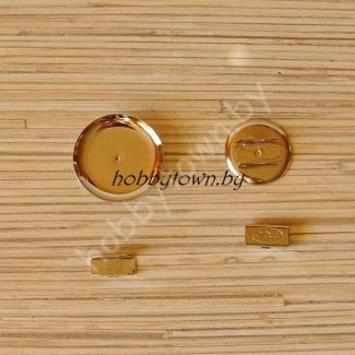 Основа для резинки 22 мм (цв.хром) 1 шт