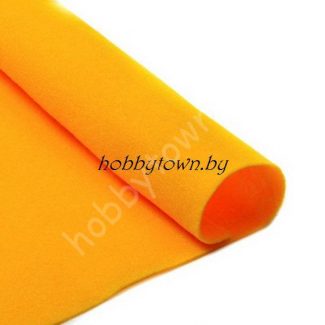 Фетр 20х30, мягкий, толщина 1мм (цв. т-жёлтый)