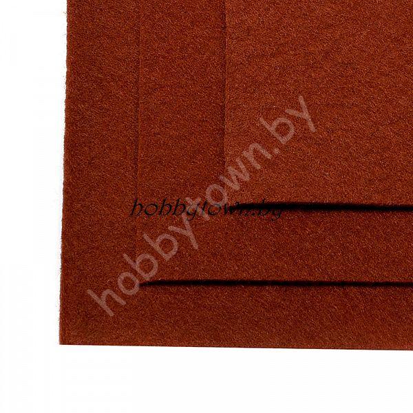 Фетр 20х30, жёсткий, толщина 1мм (цв. св.-коричневый)
