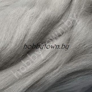 Шерсть для валяния полутонкая однотонная 50 гр. (цв. 007 лён)