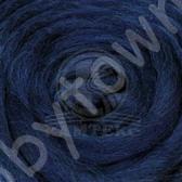 Шерсть для валяния полутонкая однотонная (цв. 140 тёмная лазурь)