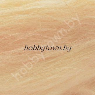 Шерсть для валяния полутонкая однотонная (цв. 192 чайная роза)