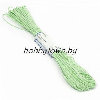 Шнур отделочный "сутаж" 2,5 мм (цв.салатовый) отрез 1 м