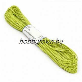 Шнур отделочный "сутаж" 2,5 мм (цв.ярко-салатовый) отрез 1 м