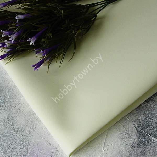 Фоамиран иранский 0,8-1 мм (цв. светло-лимонный 107 (003)