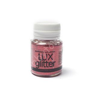 Декоративные блестки LuxGlitter, 20мл (цв. красный)