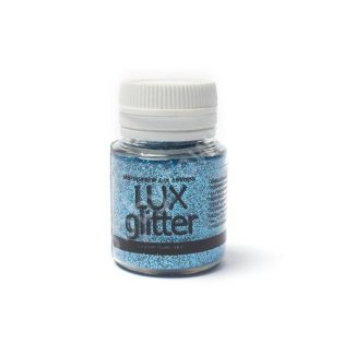 Декоративные блестки LuxGlitter, 20мл (цв. голубой)