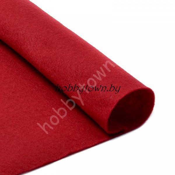 Фетр 20х30, мягкий, толщина 1мм (цв. бордо)