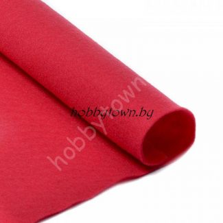 Фетр 20х30, мягкий, толщина 1мм (цв. тёмно-розовый)