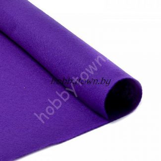 Фетр 20х30, мягкий, толщина 1мм (цв.фиолетовый)