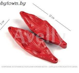 Силиконовый вайнер Лист альстромерии (лилии)