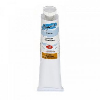 Масляная краска Ладога, Белила титановые 46 мл