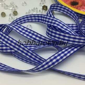 Лента декоративная "шотландка", Premium, 1см, отрез 1м