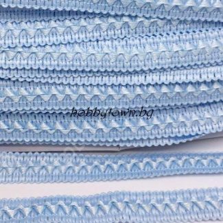 Тесьма "самоса" 15 мм (цв. голубой) 1 м