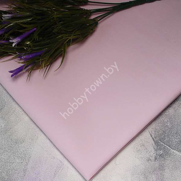 Фоамиран иранский 0,8-1 мм (цв. светло-розовый 142 (008))