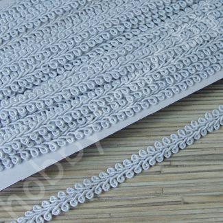 Тесьма плетёная Шанель 12 мм (цв. белый) 1 м