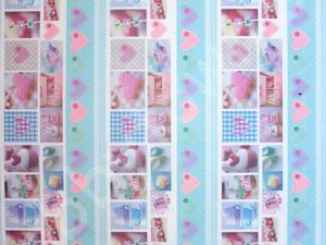 Бумага упаковочная 75х 52см (Сердечки) 1лист