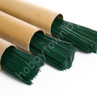 Проволока флористическая в бумажной оплётке (летоны), герберная (друт)