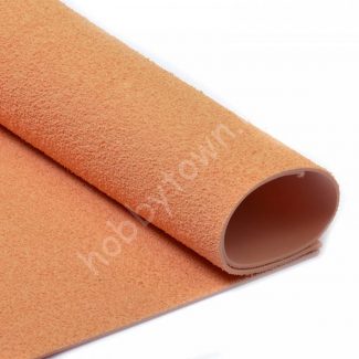 Фоамиран махровый 20*30 cм (плюшевый) 2мм (цв.персиковый)