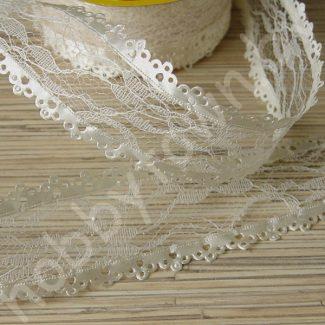 Лента декоративная 50 мм (цв. айвори) 1м