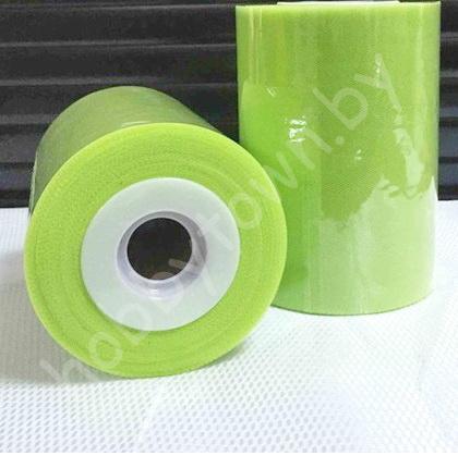 Фатин средней жёсткости, ширина 15 см, отрез 1 метр, цв. лайм