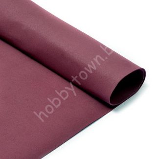 Фоамиран 1 мм 50х50 см (цв.бордовый A001)