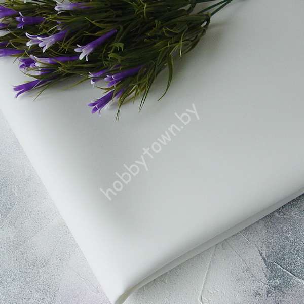 Фоамиран иранский 0,8-1 мм цв. (белый 101 (001))