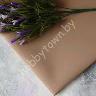 Фоамиран иранский 0,8-1 мм (цв. светло-коричневый 193 (020))